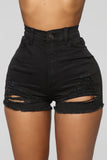 Sorry Mom Shorts - Black