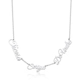 lovefery Three Names Concatenated Customized Necklace