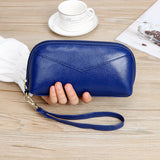 Fashion Large Capacity Dome Wallet, Zipper Around Coin Purse, Women's Casual Clutch Case & Wristlet