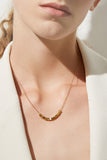 lovefery Gold Sugar Cube Necklace