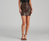 Sleek Must-Have Corset Mini Skirt