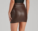 Sleek Must-Have Corset Mini Skirt