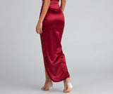 Sleek Moves Wrap Maxi Skirt