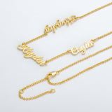 lovefery Three Names Concatenated Customized Necklace