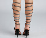 Bling It Out Spiral Stiletto Heels