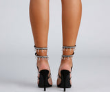 A Thing Of Beauty Spiral Crystal Heels