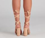 Dancer Spirit Lace-Up Block Heels