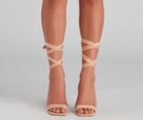 Dancer Spirit Lace-Up Block Heels