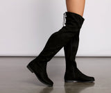 Simply Stylish Flat Over The Knee Boots