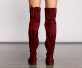 Simply Stylish Flat Over The Knee Boots