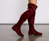 Simply Stylish Flat Over The Knee Boots