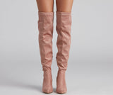 Classic Chic Faux Suede Boots