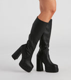 Rad And Retro Under The Knee Boots