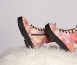 Tie Dye Lug Combat Booties