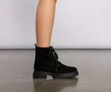 Stylishly Edgy Lug Sole Booties