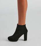 Lots To Love Block Heel Booties