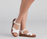 Comfort Level Criss-Cross Sandals