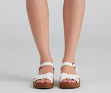 Comfort Level Criss-Cross Sandals