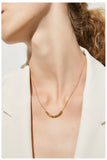 lovefery Gold Sugar Cube Necklace