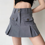 lovefery - Raquelle Pleated Pocket Skirt