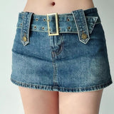 lovefery - Hot Girl Denim Mini Skirt