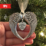 1pc, My Heart Is In Heaven Angel Wings Christmas Ornaments