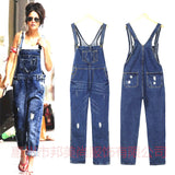 lovefery  Creative Style  Summer Street Street Hipster Denim Suspender Pants Women's Oversized Jeans Fashion Factory Wholesale