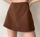 lovefery - Timeless Retro Brown Skirt ~ HANDMADE