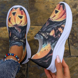 lovefery - Yellow Casual Sportswear Daily Patchwork Printing Round Comfortable Shoes