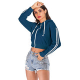 LOVEFERY New 2025 morning tops, long-sleeved hooded sweaters, short zipper jackets, fashion casual cardigans