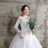 lovefery Suzhou Wedding Bridal Sleeves Wedding Dress Slimming Slimming plus Size Simple Huqiu Korean Style African Foreign Trade Real Shot