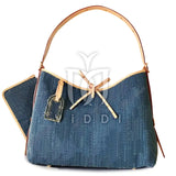 New Vintage denim Designer tote bag Blue Jean purses Large Shoulder Bags Clutch Womens Crossbody High quality Denim Beach handbag Jeans backpack