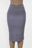 High Waist Pu Leather Skirt