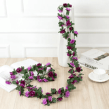 1pc, Artificial Flower Vine 45 Peonies Holiday Decoration Wedding Decor Fake Flowers Bedroom Decoration Wall Hanging Wreath Botanical Holiday Spring Autumn Garden Arch Diy Fake Plant Vines, Mother'S Day Decoration