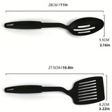 6pcs, Kitchen Utensils Set, Including Ladle, Spoon, Slotted Spoons, Spatula, Slotted Turner, Spaghetti Server, PC Plastic Kitchenware Set, Kitchen Gadgets, Kitchen Accessories, Home Kitchen Items