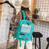 Anime Cartoon 3D Daypack | Durable Nylon Adventure Backpack with Adjustable Fit & Utility Pocket