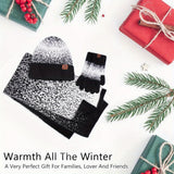 Winter Warmth Set - Fashion Scarves and Accessories - Soft Fleece Beanie Hat, Touchscreen Gloves, and Long Scarf for Women, Perfect Gift Idea