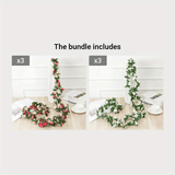 1pc, Artificial Flower Vine 45 Peonies Holiday Decoration Wedding Decor Fake Flowers Bedroom Decoration Wall Hanging Wreath Botanical Holiday Spring Autumn Garden Arch Diy Fake Plant Vines, Mother'S Day Decoration