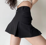 lovefery - Raquelle Pleated Pocket Skirt