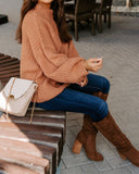 Windy City Knit Sweater - Almond