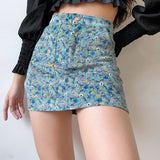 lovefery - Jessa Floral Corduroy Skirt