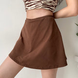 lovefery - Timeless Retro Brown Skirt ~ HANDMADE