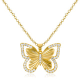 ZYBT Women's Butterfly Necklace Various Styles Party Outing Matching Holiday Gift