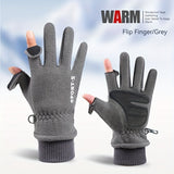 Winter Warm Ski Gloves High Quality Polar Fleece Flip Ski Riding Gloves Unisex Gloves Waterproof Windproof Cold Touch Screen Gloves Bicycle Motorcycle Riding Gloves