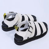 lovefery - White Casual Patchwork Solid Color Round Comfortable Out Door Shoes