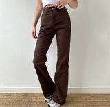 lovefery - Coffee Time Brown Trousers