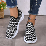 lovefery - Red Casual Patchwork Round Comfortable Shoes