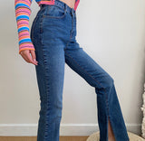 lovefery - Killa Split Flare Jeans ~ HANDMADE