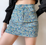 lovefery - Jessa Floral Corduroy Skirt