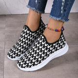 lovefery - Red Casual Patchwork Round Comfortable Shoes